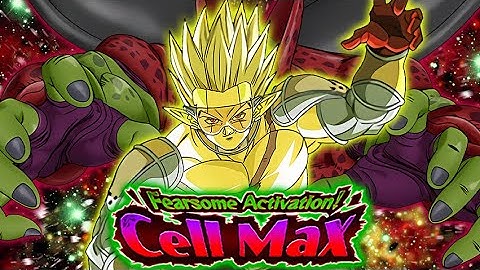 55% LINK LEVEL 10 SUPER HEARTS VS CELL MAX BOSS EVENT! (DBZ: DOKKAN BATTLE)