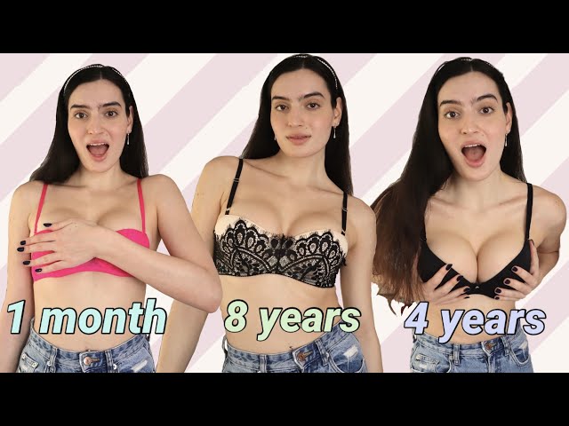 Trying On Bras From *ALL* The Years Of My TRANSITION.. (TRAGIC