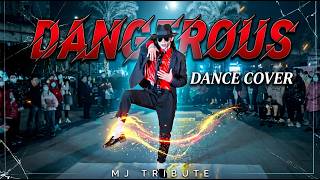 Michael Jackson's DANGEROUS street performance - Impersonator CAI JUN