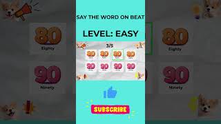 Say The Word On Beat Speed Challenge | Easy to Insane #wordgame #asmr #challenge screenshot 4