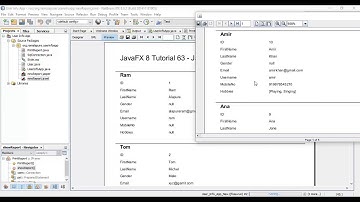 JavaFX 8 Tutorial 63 - Jasper Report With SQL Query