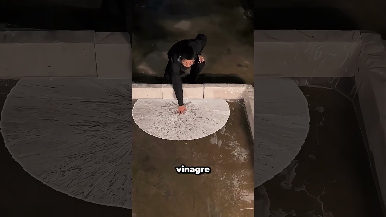 Hielo falso que, en realidad, quema #science #shorts