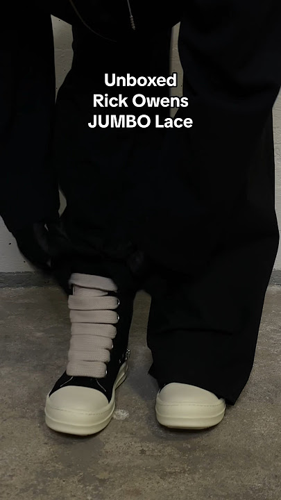 Jumbo Lace Rick Owens #shorts