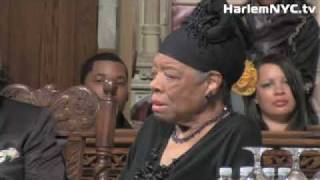 Dr. Maya Angelou and friends at Riverside Church Part 2