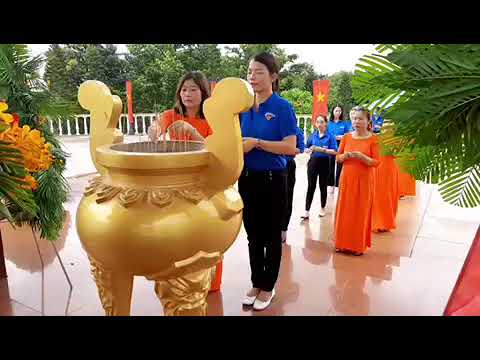 Chi bộ Đảng và Đoàn thanh niên thăm chiến khu An Phú Đông