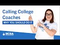 Calling a College Coach | 3 Tips To Know