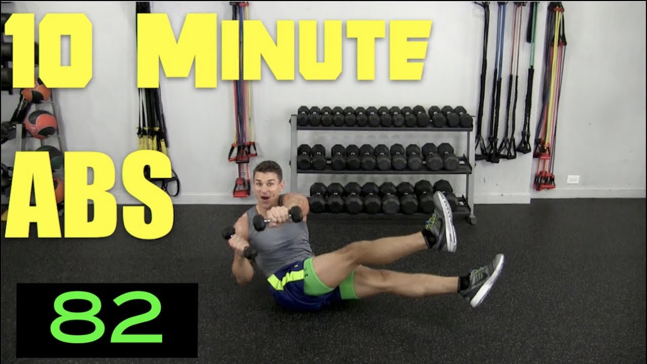 10 Minute At home Bodyweight Abs Workout - YouTube
