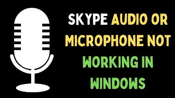 How to Fix Skype Audio or Microphone Not Working in Windows 11