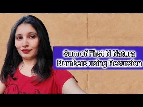 Sum of First N Natural Numbers using Recursion | Python DSA Tutorial