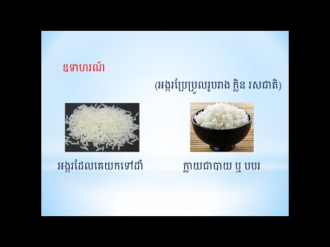 កត្តាដែលធ្វើឱ្យប្រែប្រួលលក្ខណៈរូប និងលក្ខណៈគីមីនៃរូបធាតុ