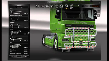 Euro Truck Simulator 2 - Customization DAF XF 105 Bring [1.4.8]