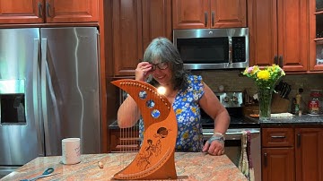 I bought a Moon Lyre ( Unboxing, Tuning Tips and Musical Examples) 19 Strings and so PRETTY!