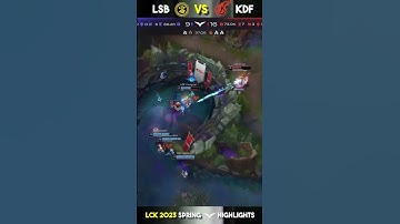 LSB vs KDF - Game 2 Highlights | Week 7 Day 4 LCK Spring 2023 | #leagueoflegends #shorts #lck