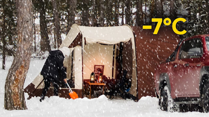 -7 Derecede Karda Sobalı Sıcak Çadır [Kar kampı, Kış kampı] - Ilgaz Dağı Milli Parkı Kamp