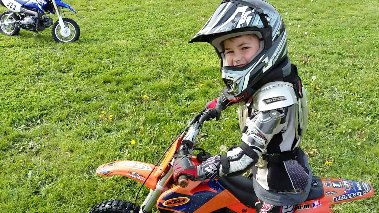 Gabe ripping on his ktm pro Jr 50