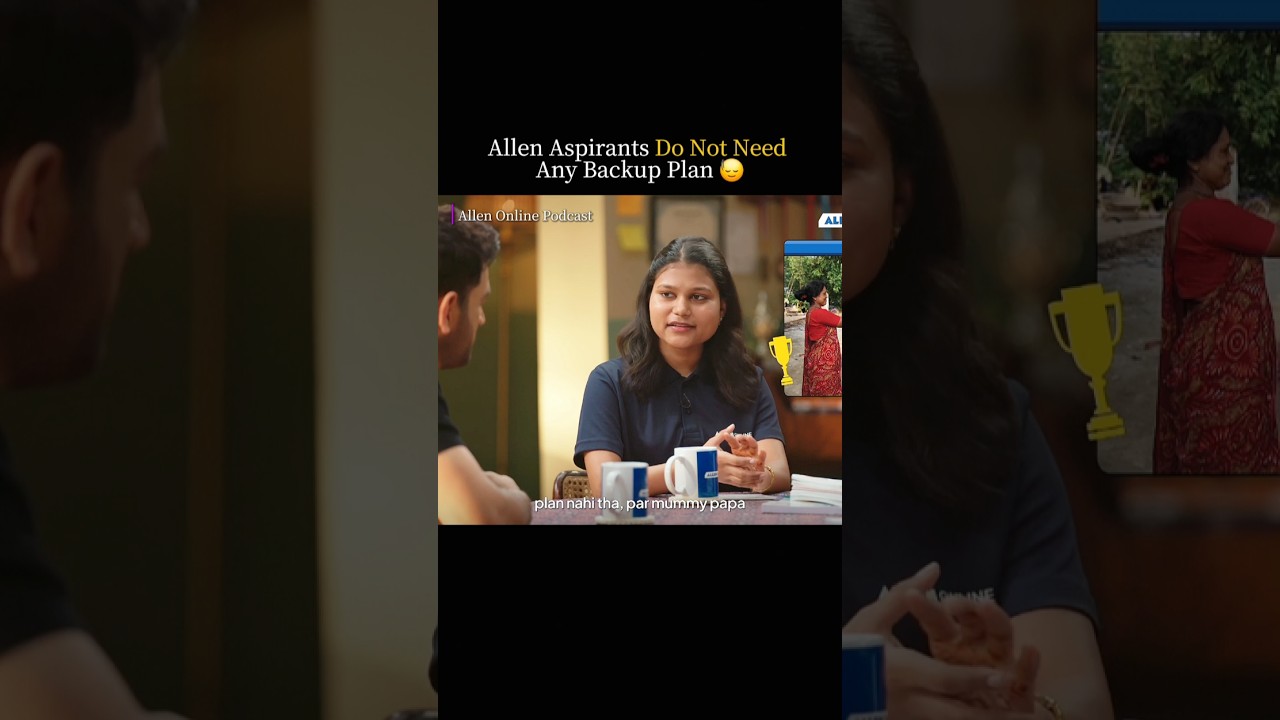 Allen Aspirants Do Not Need Any Backup Plan || Allen Online Podcast || Monu_editor ||