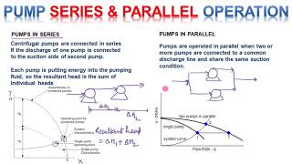 Centrifugal pump series and parallel operations