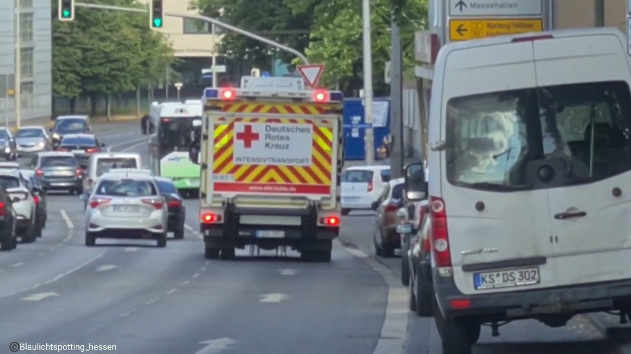 Einsatzfahrten Berufsfeuerwehr Kassel  [ASB, DRK Kassel, DRK Fulda]