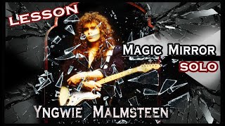 Yngwie Malmsteen-Magic Mirror solo lesson (with tabs) screenshot 3