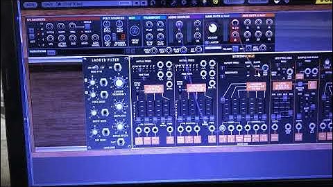 CRAFTsynth 2.0 with Voltage Modular filter/effects patching