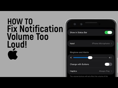 How to Fix Notification Volume Too Loud on iPhone easy