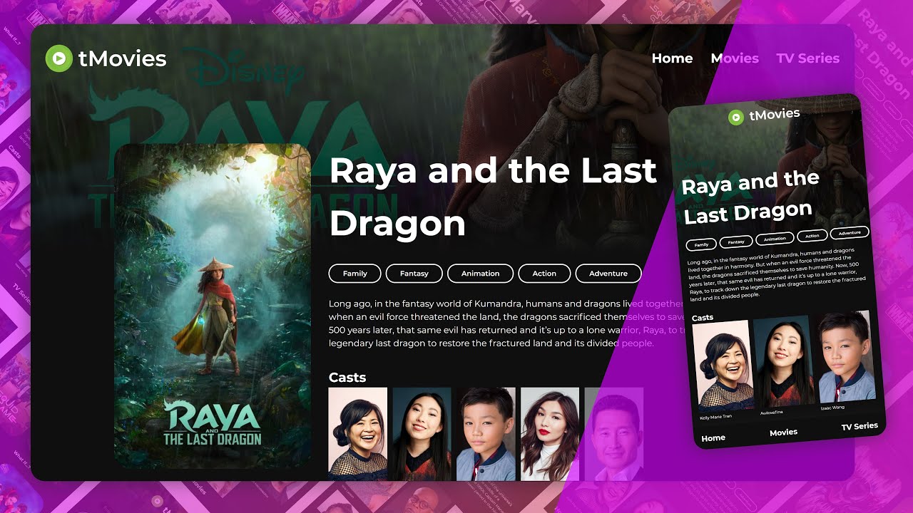 สอน react 2022 New Responsive React Movies App With API | ReactJS Movies | ReactJS Tutorial