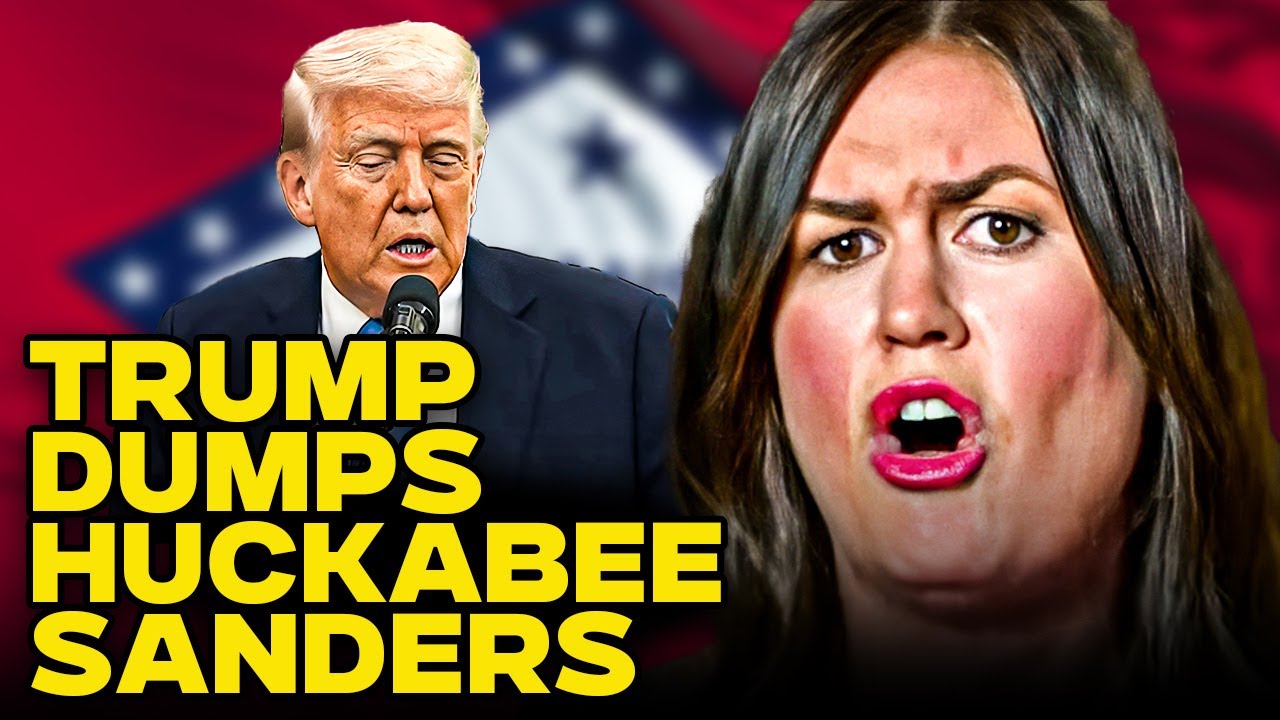 Sarah Huckabee Sanders DUMPED By Trump In Her Time Of Need