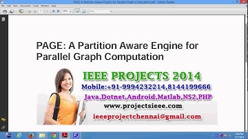 PAGE A Partition Aware Engine for Parallel Graph Computation