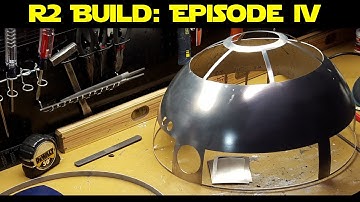 Build Your Own Full Size Working R2D2! Episode IV. Cutting and Filing The Dome.