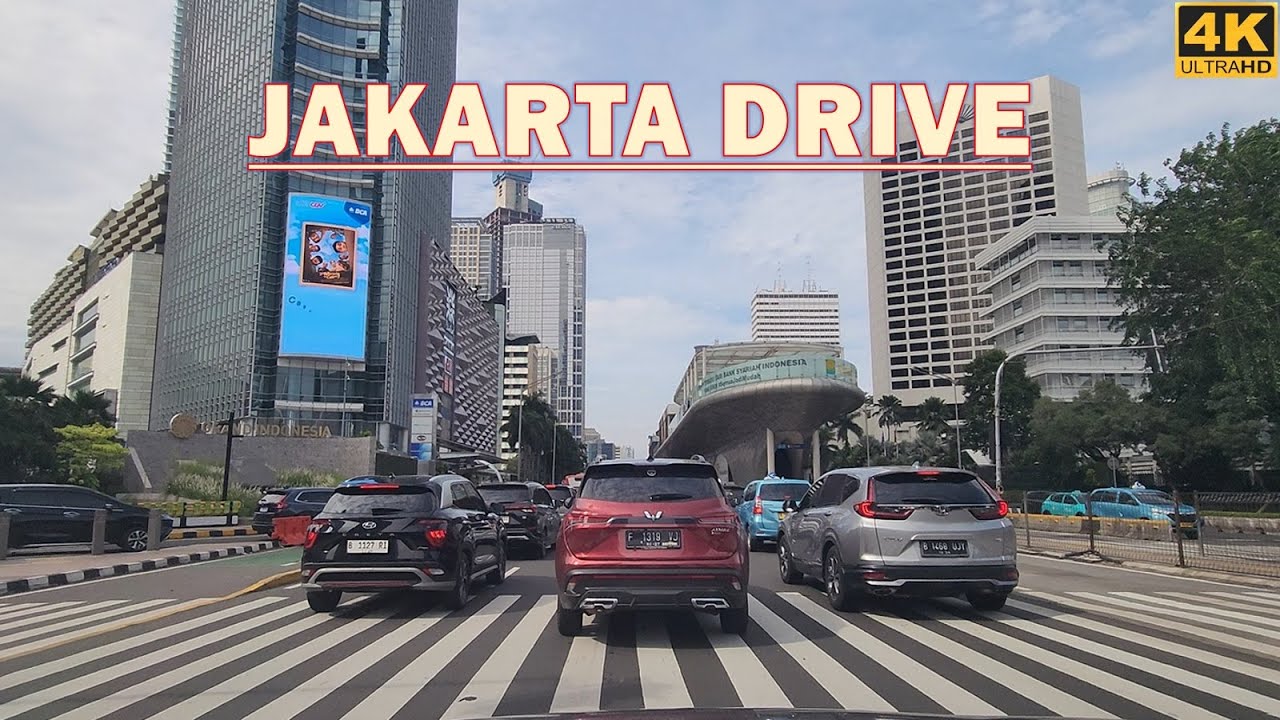 JAKARTA 4K❗Driving Jalan Thamrin, Sudirman, Gatot Subroto dan S Parman❗ #drivingaround #jakarta