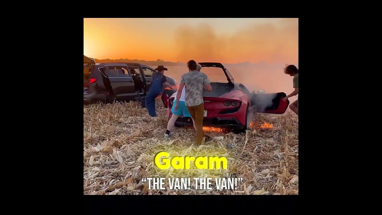 $500,000 डॉलर की फ़ेरारी जला दी गई Burn a half million ferrari #shorts