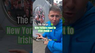 New Yorkers react to Irish track from We Are Active Records 🇮🇪🇺🇸  #Short #ThePortal