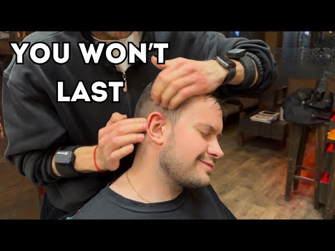 ASMR for Men: 12-Min Ultimate Barber Shop Foot, Head & Face Massage Foam Sounds – Personal Attention