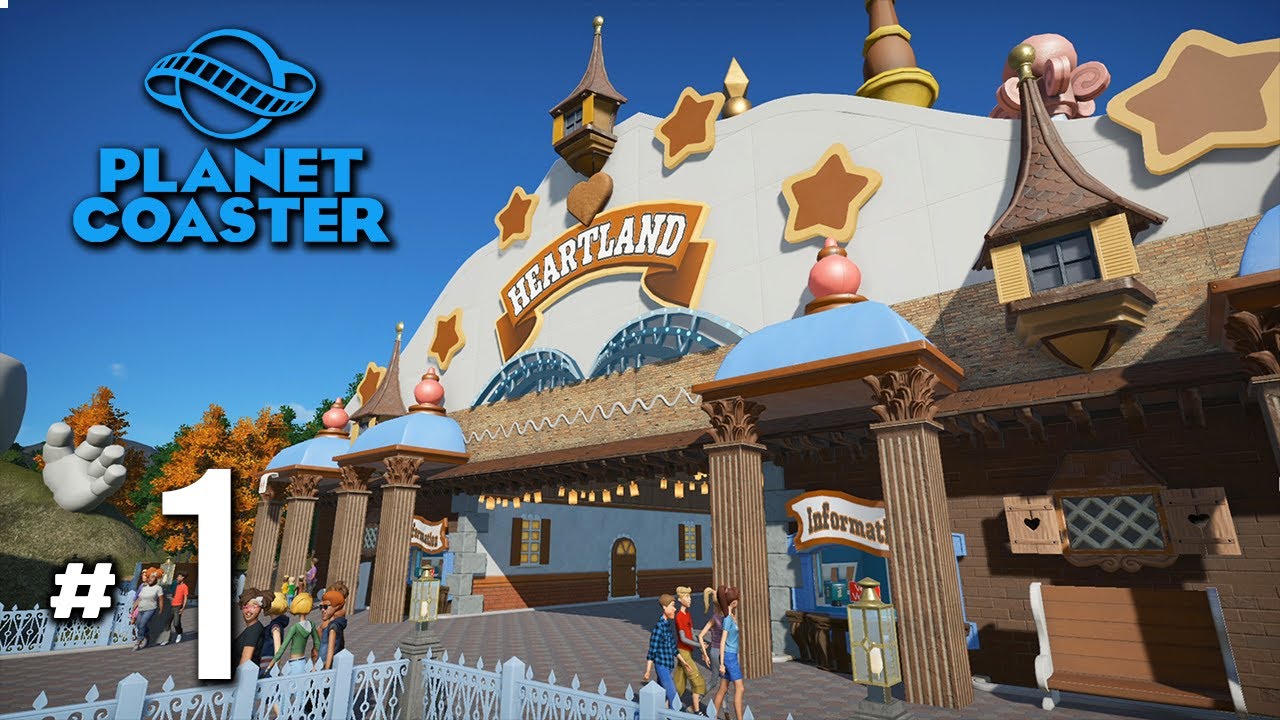 เกม สวน สนุก pc  2022  สวนสนุกสำหรับคนเมือง - Planet Coaster #1(HEARTLAND V2)