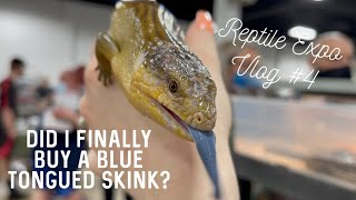 I FOUND MY SKINK SON + SETTING UP NEW ZEN HABITATS TANK! | Reptile Expo Vlog #4