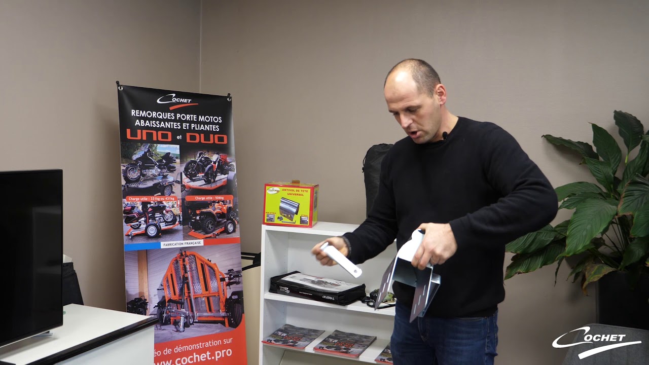 Remorque UNO par COCHET : Système antivol tête d'attelage