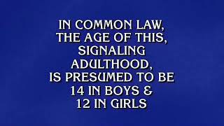 What is the age of consent Jeopardy blunder.