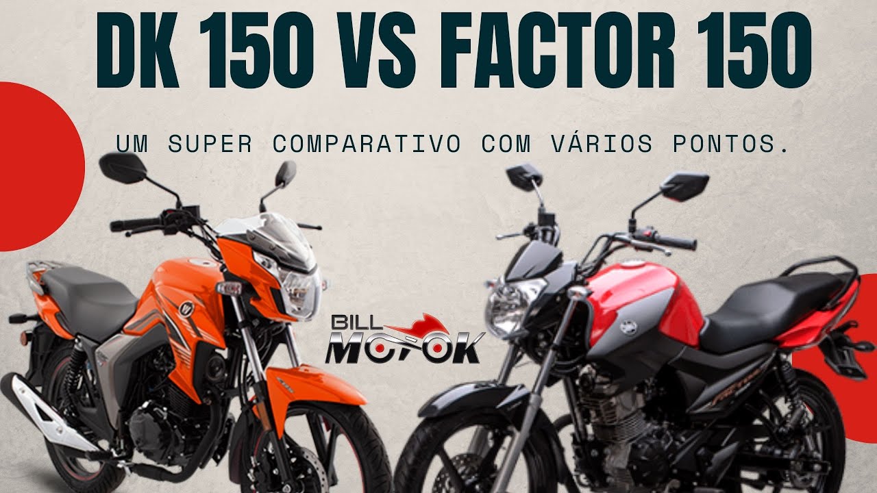 DK 150 S FI Haojue ou FACTOR 150 Yamaha qual é a melhor compra? briga boa? vamos dar aquele confere.