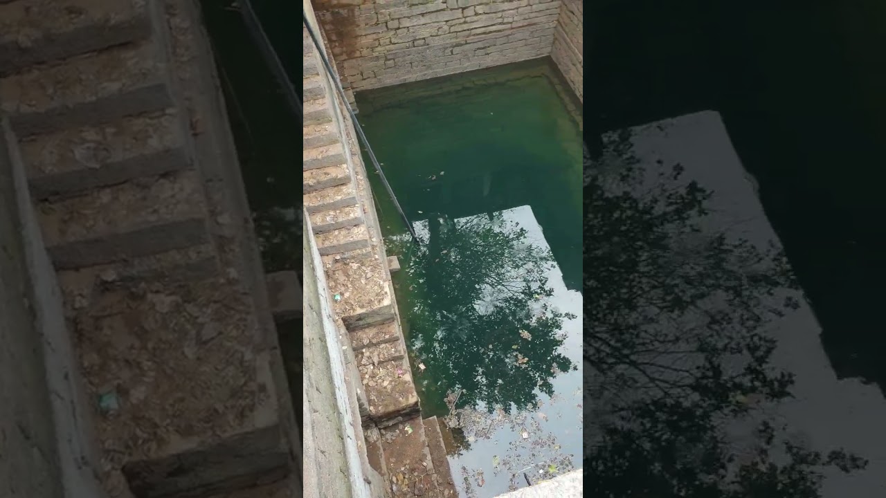 Stepwell - Ancient Stepwell at Indian Temple 