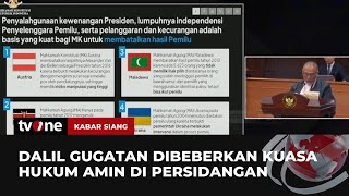 Download lagu Kuasa Hukum AMIN Paparkan Dalil Gugatan Pemilu di MK | Kabar Siang tvOne