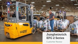 3-Wheel Electric Forklift - Jungheinrich® EFG 2 Series Customer Review