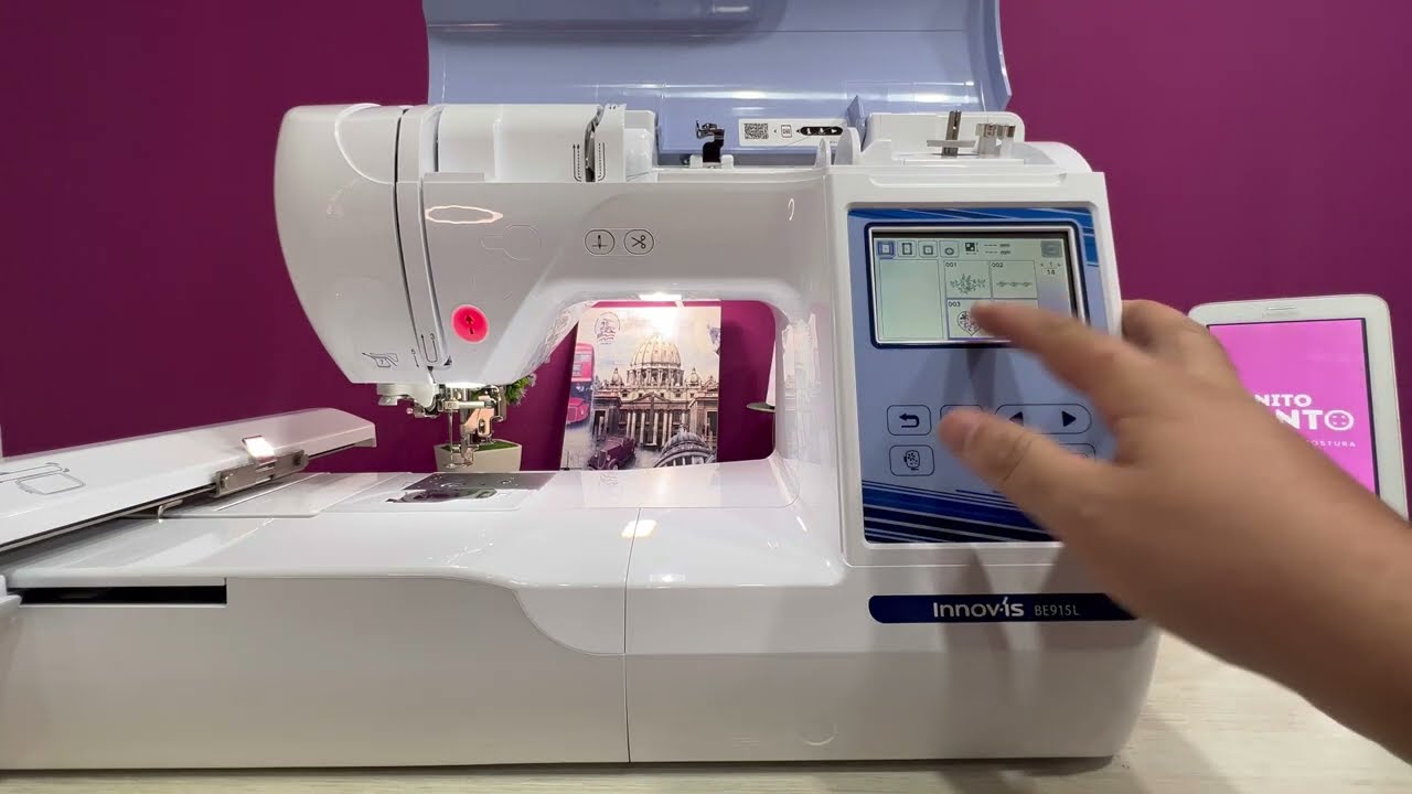 Bordadeira BE915L - Bordados Avançados