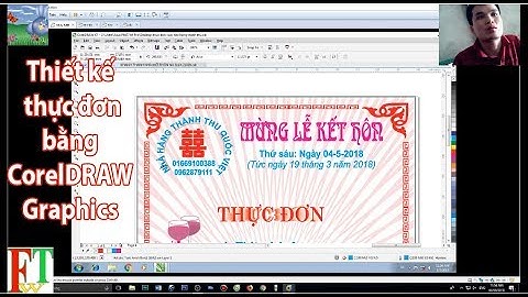 Cách Thiết kế thực đơn nhà hàng quảng cáo đơn giản bằng Vector CorelDRAW
