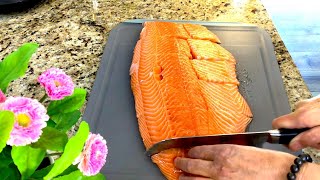 Baked Salmon Delicious and Super Easy 三文鱼这样做真好吃