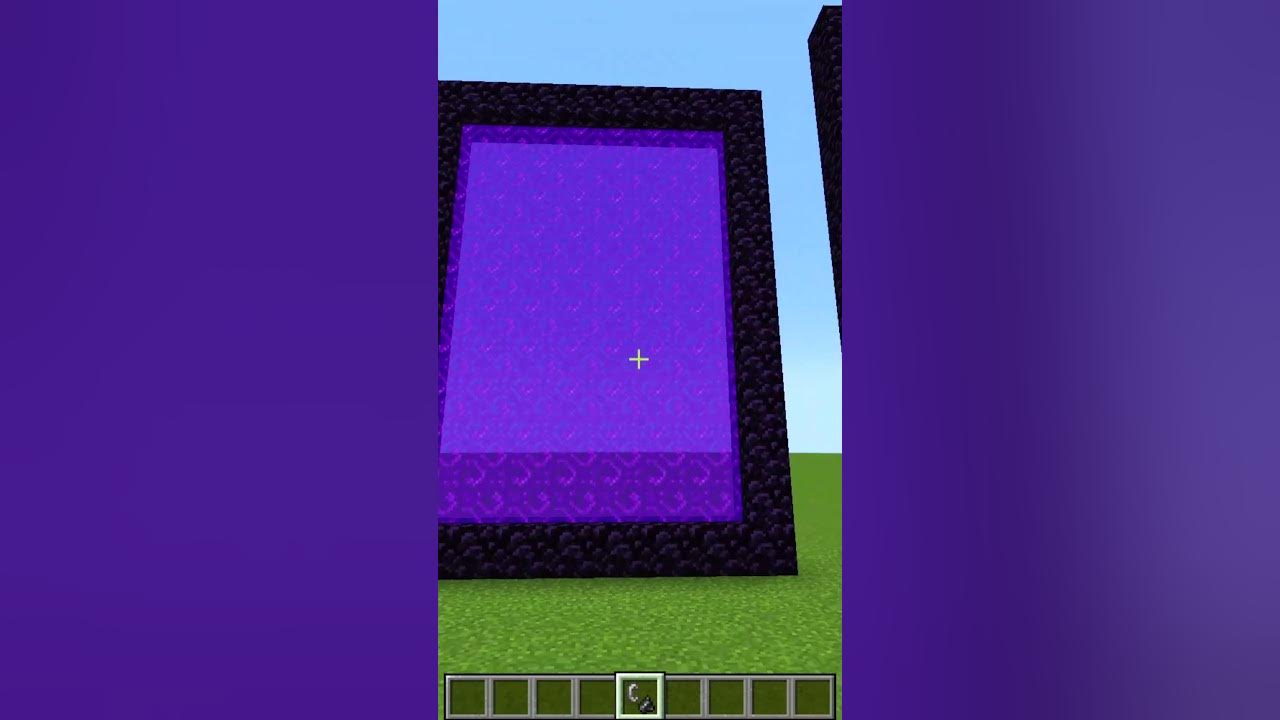 Minecraft How Big can Nether Portals Get? YouTube