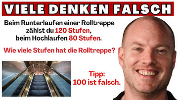 Was antwortest du auf diese Frage im Bewerbungsgespräch? | Rolltreppe, Stufe, Mathe