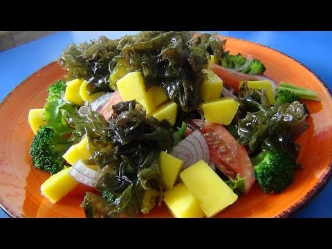 Video: Ensalada De Lenguado Con Algas Y Tomates