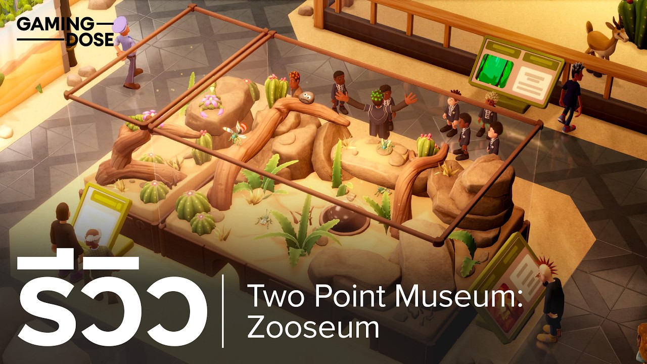 รีวิว Two Point Museum: Zooseum - YouTube