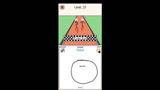 Draw puzzle Level 51 Donut Walkthrough Soulution
