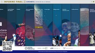 Conoce y navega la plataforma digital del Informe Final de Comisión de la Verdad